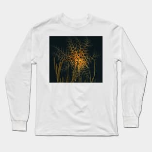 Large Sea Basket Star at Night Long Sleeve T-Shirt